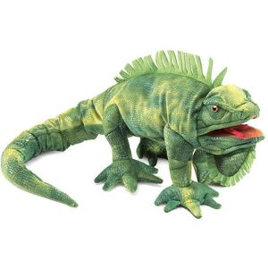 Folkmanis Leguan - Handpuppe für Reptilienliebhaber Folkmanis Leguan - Handpuppe für Reptilienliebhaber