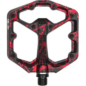 Crank Brothers Stamp 7 Small Flat Pedals - Black / Red - Pedals Crank Brothers Stamp 7 Small Flat Pedals - Black / Red - Pedals