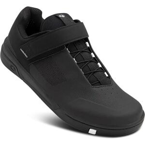 Crankbrothers Brand Stamp Speedlace Flat Pedal Cycling Shoes - Black/White UK 8 Crankbrothers Brand Stamp Speedlace Flat Pedal Cycling Shoes - Black/White UK 8
