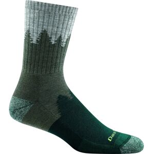 Darn Tough Mens Number 2 Micro Crew Midweight - Green - Socks Darn Tough Mens Number 2 Micro Crew Midweight - Green - Socks