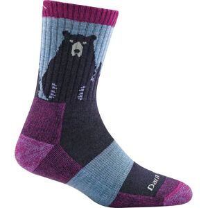 Darn Tough Women's Bear Town Micro Light Cushion Crew - Purple Socks Darn Tough Women's Bear Town Micro Light Cushion Crew - Purple Socks