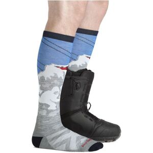 Darn Tough - Heady Yeti OTC Midweight - Gray - Medium Darn Tough - Heady Yeti OTC Midweight - Gray - Medium