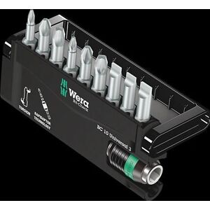 Wera 8600-9/TZ Torsion Extra-tough Drill Bits Set - Screwdriver Bits Wera 8600-9/TZ Torsion Extra-tough Drill Bits Set - Screwdriver Bits