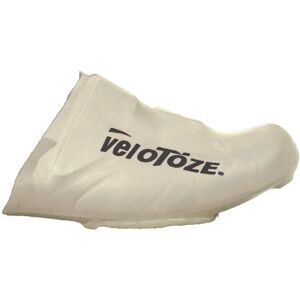 VeloToze White Toe Cover - Road Cycling Windproof Waterproof Lightweight VeloToze White Toe Cover - Road Cycling Windproof Waterproof Lightweight