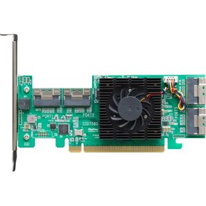 Highpoint SSD7580B PCIe 4.0x16 RAID Controller - Storage Device Support Highpoint SSD7580B PCIe 4.0x16 RAID Controller - Storage Device Support