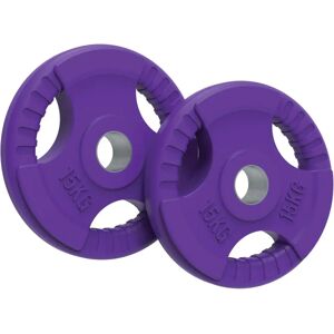 Body Revolution 15kg Violet Olympic Weight Plates - Weight Plates Body Revolution 15kg Violet Olympic Weight Plates - Weight Plates