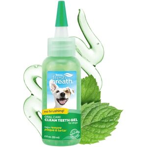 TropiClean Dog Dental Gel - Natural, Fresh Breath, No Brush - 59ml TropiClean Dog Dental Gel - Natural, Fresh Breath, No Brush - 59ml