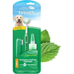 TropiClean Dog Dental Care Kit - Deep & Fresh Breath - Medium & Large TropiClean Dog Dental Care Kit - Deep & Fresh Breath - Medium & Large
