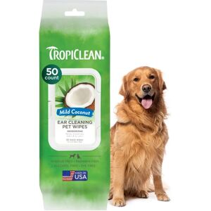 Tropiclean Deodorizing Ear Cleaning Pet Wipes - 50ct - Pet Ear Wipes - Tropiclean Tropiclean Deodorizing Ear Cleaning Pet Wipes - 50ct - Pet Ear Wipes - Tropiclean
