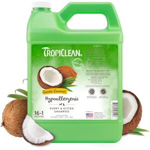 TropiClean Shampooing pour Chiots à la Noix de Coco - Shampooing pour chiens - Publicité TropiClean Shampooing pour Chiots à la Noix de Coco - Shampooing pour chiens - Publicité