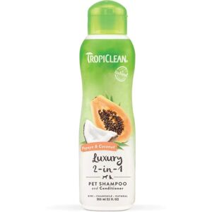 TropiClean Shampoo Papaye et Noix de Coco 355ml - Shampoo pour animaux - Publicité TropiClean Shampoo Papaye et Noix de Coco 355ml - Shampoo pour animaux - Publicité