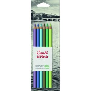 Conté à Paris Pastel Pencils - Landscape - 6pcs Conté à Paris Pastel Pencils - Landscape - 6pcs