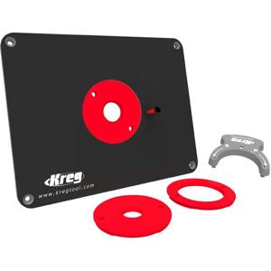Kreg PRS4034 Phenol-Insertplatte für Frästisch - 3 Reduzier Ringe Kreg PRS4034 Phenol-Insertplatte für Frästisch - 3 Reduzier Ringe