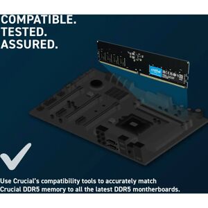 Crucial 32GB DDR5 Memory Module - Black - 4800 MHz Crucial 32GB DDR5 Memory Module - Black - 4800 MHz