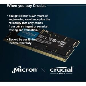 Crucial Modelo D5 5600 48GB - Módulo de Memoria DDR5 Crucial Modelo D5 5600 48GB - Módulo de Memoria DDR5