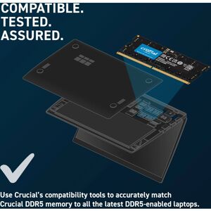 Crucial Crucial CT2K48G56C46S5 96 GB DDR5 Memory Kit Crucial Crucial CT2K48G56C46S5 96 GB DDR5 Memory Kit