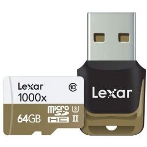Tarjeta de memoria Lexar 64GB MicroSDHC UHS-II - Clase 10 Tarjeta de memoria Lexar 64GB MicroSDHC UHS-II - Clase 10