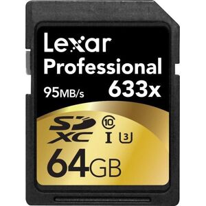 Lexar LSD64GCB1EU633 64GB High-Speed UHS-I Class 10 SD Card - Memory Lexar LSD64GCB1EU633 64GB High-Speed UHS-I Class 10 SD Card - Memory