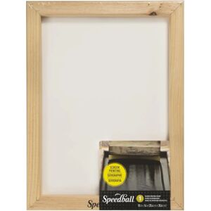 Écran de sérigraphie en bois monofilament 110 Speedball - 10 x 14 pouces - Cadre - Publicité Écran de sérigraphie en bois monofilament 110 Speedball - 10 x 14 pouces - Cadre - Publicité