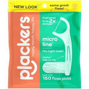 Plackers Micro Mint Fil dentaire - Type Dentaire - Publicité Plackers Micro Mint Fil dentaire - Type Dentaire - Publicité