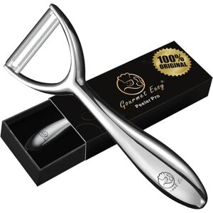 Gourmet Easy YPEELER - Éplucheur de légumes - Argent - Publicité Gourmet Easy YPEELER - Éplucheur de légumes - Argent - Publicité