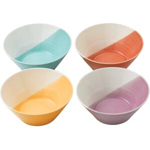 Royal Doulton 1815 Bright Colours Porcelain Noodle Bowls - Set of 4 Royal Doulton 1815 Bright Colours Porcelain Noodle Bowls - Set of 4