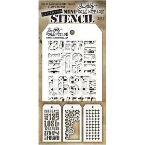 Tim Holtz Mini Layered Stencil Set - Stencil Set Tim Holtz Mini Layered Stencil Set - Stencil Set