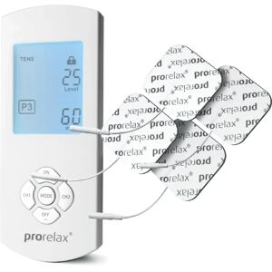 Appareil TENS-EMS PRORELAX Duo Comfort - Blanc - Publicité Appareil TENS-EMS PRORELAX Duo Comfort - Blanc - Publicité