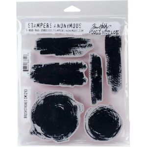 Tim Holtz Cling Stamps - Brushstrokes - Cling Stamps Tim Holtz Cling Stamps - Brushstrokes - Cling Stamps
