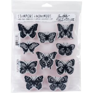 Tim Holtz AGW Flutter - Rubber Stamp Set - Multicolor Tim Holtz AGW Flutter - Rubber Stamp Set - Multicolor