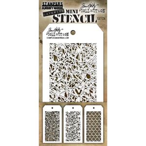Tim Holtz Mini Layering Stencil Set - Stencil Set Tim Holtz Mini Layering Stencil Set - Stencil Set