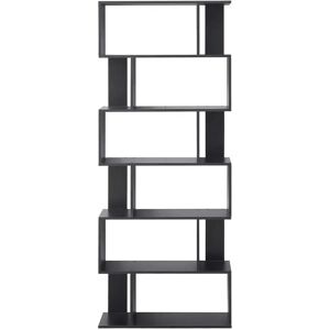 Étagère Rebecca Moderne Noire - Bibliothèque - Publicité Étagère Rebecca Moderne Noire - Bibliothèque - Publicité