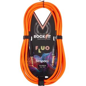 Bespeco ROCKIT FLUO Pomarańczowy 3 m - Kabel instrumentalny Bespeco ROCKIT FLUO Pomarańczowy 3 m - Kabel instrumentalny
