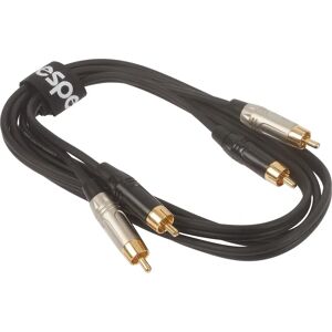 Bespeco Rockit Interlink kábel 2x RCA - 1,5 m Bespeco Rockit Interlink kábel 2x RCA - 1,5 m