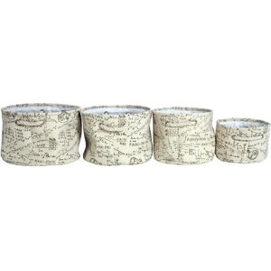 Rebecca Beige Fabric Laundry Basket Set - Laundry Basket Set Rebecca Beige Fabric Laundry Basket Set - Laundry Basket Set