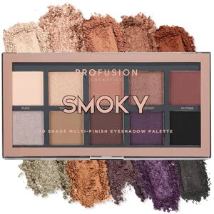 Profusion Cosmetics Smoky Silmäpaletti - 10 Sävy, 16g Profusion Cosmetics Smoky Silmäpaletti - 10 Sävy, 16g