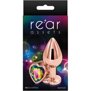 NS Novelties Dildo Anal de Aluminio Rosa Oro - Tipo Anal NS Novelties Dildo Anal de Aluminio Rosa Oro - Tipo Anal