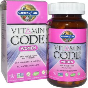 Garden of Life Vitamin Code Women - Organic Food Multivitamin - 120 Capsules Garden of Life Vitamin Code Women - Organic Food Multivitamin - 120 Capsules