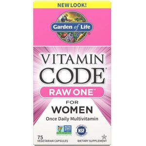 Garden of Life RAW One para Mujeres - Multivitamina - 75 Cápsulas Vegetales Garden of Life RAW One para Mujeres - Multivitamina - 75 Cápsulas Vegetales