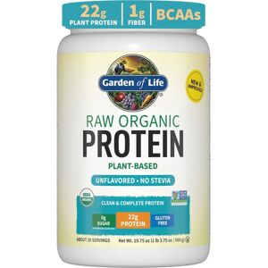 Garden of Life RAW Organic Protein - Organic Plant Formula - Unflavored - 560 g Garden of Life RAW Organic Protein - Organic Plant Formula - Unflavored - 560 g