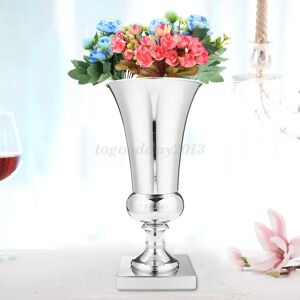 Togoodday2013 400ml Large Silver Iron Luxury Flower Vase Urn Wedding Table Centerpiece Togoodday2013 400ml Large Silver Iron Luxury Flower Vase Urn Wedding Table Centerpiece