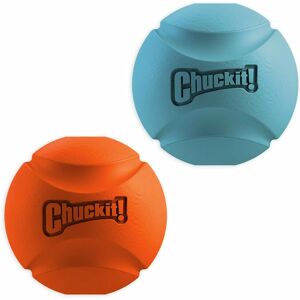 Chuckit! Ball de recherche - taille moyenne - 2 pièces - Jouet pour chien - Publicité Chuckit! Ball de recherche - taille moyenne - 2 pièces - Jouet pour chien - Publicité