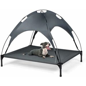 Costway Pet Bed with Removable Canopy - Elevated Garden Dog & Cat Bed - Indoor Outdoor XL Costway Pet Bed with Removable Canopy - Elevated Garden Dog & Cat Bed - Indoor Outdoor XL