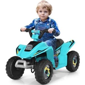 Costway Quad Électrique Bleu 6V pour Enfants - Voiture pour 3+ Ans - Publicité Costway Quad Électrique Bleu 6V pour Enfants - Voiture pour 3+ Ans - Publicité