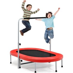 Costway - Doppeltrampolin - Oval - 150 kg - 92-132 cm Costway - Doppeltrampolin - Oval - 150 kg - 92-132 cm