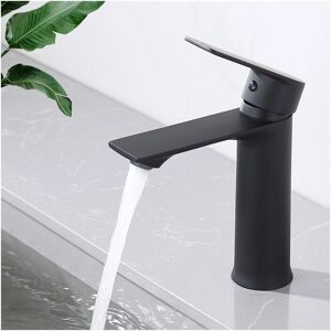 UBEEGOL Stainless Steel Mono Faucet - Bathroom Sink Mixer - Black UBEEGOL Stainless Steel Mono Faucet - Bathroom Sink Mixer - Black