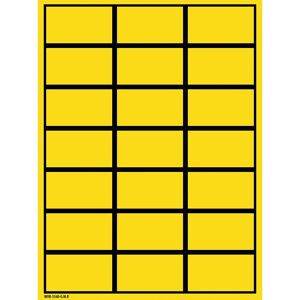 Brady - 101810 - Forme rectangulaire - Étiquettes autocollantes Brady - 101810 - Forme rectangulaire - Étiquettes autocollantes