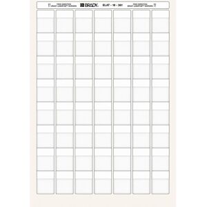 Brady - ELAT-18-361-2.5 - Transparent - Blanc - Label - Publicité Brady - ELAT-18-361-2.5 - Transparent - Blanc - Label - Publicité
