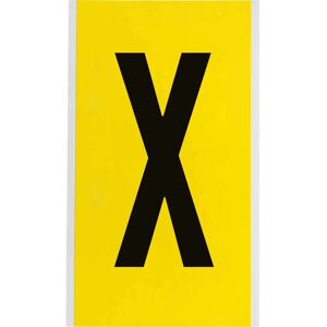 Brady - 3470-X - 127 x 228mm - Schwarz auf Gelb - Label Brady - 3470-X - 127 x 228mm - Schwarz auf Gelb - Label