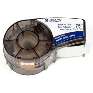Brady M21-750-430 Transparent Self-adhesive Label - Printer Label Brady M21-750-430 Transparent Self-adhesive Label - Printer Label